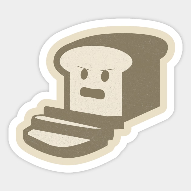 Pissed Off Bread Sticker by mikevotava